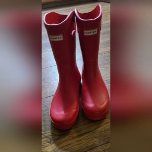 Hunter boots youth size 3
